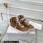 Chloe Lace Lauren high-top sneakers Brown 2023
