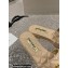 Chanel Heel 2cm Gold CC Logo Lambskin Quilting Mules G45014 Beige 2023