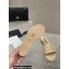 Chanel Heel 2cm Gold CC Logo Lambskin Quilting Mules G45014 Beige 2023