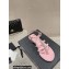 Chanel Satin, Metal & Strass Thong Sandals G40128 Pink 2023