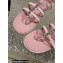 Chanel Satin, Metal & Strass Thong Sandals G40128 Pink 2023