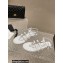 Chanel Satin, Metal & Strass Thong Sandals G40128 White 2023
