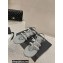 Chanel Satin, Metal & Strass Thong Sandals G40128 Gray 2023