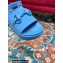 Gucci Horsebit flatform sandals 742435 Blue 2023