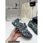 Dior Warp Men's Sandals Gray Cosmo Rubber with Warped Cannage Motif 2023