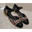 Chanel Wool and Cotton Tweed & Patent Calfskin Mary Janes G38441 Multicolor 2023