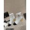 Chanel Gold Heel 7cm Patent Goatskin Short Boots G39736 White 2023
