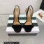 Aquazzura Heel 10.5cm Chain Of Love Sandals Black 2023