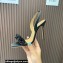Aquazzura Heel 10.5cm Chain Of Love Sandals Black 2023