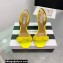 Aquazzura Heel 10.5cm Chain Of Love Sandals Yellow 2023