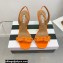 Aquazzura Heel 10.5cm Chain Of Love Sandals Orange 2023