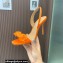 Aquazzura Heel 10.5cm Chain Of Love Sandals Orange 2023