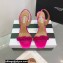Aquazzura Heel 10.5cm Chain Of Love Sandals Fuchsia 2023