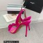 Aquazzura Heel 10.5cm Chain Of Love Sandals Fuchsia 2023
