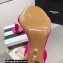 Aquazzura Heel 10.5cm Chain Of Love Sandals Fuchsia 2023