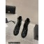 Chanel Gold Heel 3cm Patent Goatskin Short Boots G39736 Black 2023