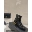 Chanel Gold Heel 3cm Patent Goatskin Short Boots G39736 Black 2023