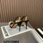 Aquazzura Heel 10.5cm Gatsby Sling Satin Slingback Black 2023