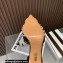 Aquazzura Heel 10.5cm Gatsby Sling Satin Slingback Black 2023