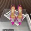 Aquazzura Heel 10.5cm Gatsby Sling Satin Slingback Fuchisa 2023