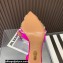 Aquazzura Heel 10.5cm Gatsby Sling Satin Slingback Fuchisa 2023