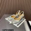 Aquazzura Heel 6.5cm Gatsby Sling Satin Slingback White 2023