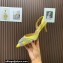Aquazzura Heel 6.5cm Gatsby Sling Satin Slingback Yellow 2023