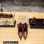 Balenciaga Square Knife BB Heel 10cm Pumps in Tweed Brown 2023