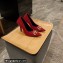 Balenciaga Square Knife BB Heel 10cm Pumps in Tweed Red 2023