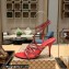 Balenciaga Heel 9cm Glow crystal-embellished leather sandals Red 2023