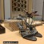 Balenciaga Heel 9cm Glow crystal-embellished leather sandals Black 2023