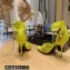 Balenciaga Heel 10.5cm Cagole Sandals in Arena lambskin Green 2023