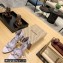 Balenciaga Heel 10.5cm Cagole Sandals in Arena lambskin Lilac 2023