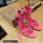 Balenciaga Heel 10.5cm Cagole Sandals in Arena lambskin Fuchsia 2023
