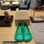 Balenciaga Anatomic Ballerinas in shiny soft sheepskin Green 2023