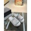 Balenciaga shearling Furry platform slides Sandals Gray 2023