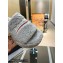 Balenciaga shearling Furry platform slides Sandals Gray 2023