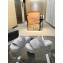 Balenciaga shearling Furry platform slides Sandals Gray 2023