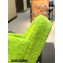 Balenciaga shearling Furry platform slides Sandals Green 2023