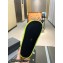 Balenciaga shearling Furry platform slides Sandals Green 2023