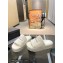 Balenciaga shearling Furry platform slides Sandals White 2023