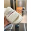 Balenciaga shearling Furry platform slides Sandals White 2023