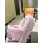 Balenciaga shearling Furry platform slides Sandals Light Pink 2023