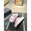 Balenciaga shearling Furry platform slides Sandals Light Pink 2023