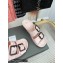 Balenciaga Heel 6cm Mallorca Buckled Leather Sandals Light Pink 2023