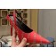 Balenciaga Square Knife Heel 10cm Slingbacks in Satin Red with Allover Logo in rhinestones 2023