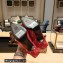 Balenciaga Square Knife Heel 10cm Slingbacks in Satin Red with Allover Logo in rhinestones 2023