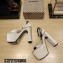 Balenciaga Heel 13cm platform 7cm Camden Sandals Satin Beige 2023