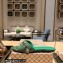 Balenciaga Coated Canvas Cagole Flat Sandals Green 2023