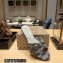 Balenciaga Coated Canvas Cagole Flat Sandals Gray 2023